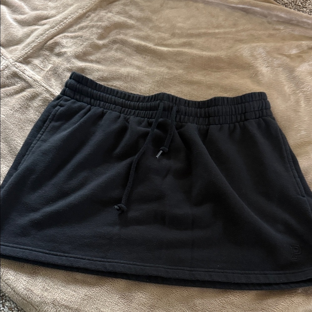 PINK Victoria's Secret Black A-Line Skirt